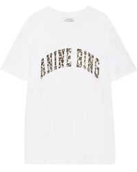 Anine Bing - Walker T-Shirt mit Leoparden-Print - Lyst
