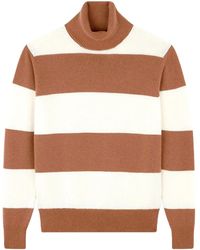 Paul & Shark - Turtleneck Striped Sweater - Lyst