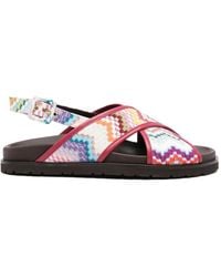 Missoni - Zigzag Strap Sandals - Lyst