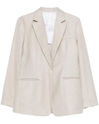 PT Torino - Blazer Lidia À Revers Crantés - Lyst