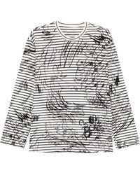 JNBY - Striped T-Shirt - Lyst