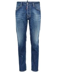 DSquared² - Jeans Skinny A Vita Media - Lyst