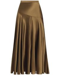 Adam Lippes - Thea Silk Maxi Skirt - Lyst