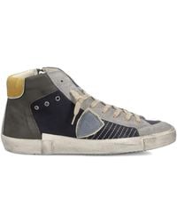 Philippe Model - Prsx Panelled High-Top Sneakers - Lyst