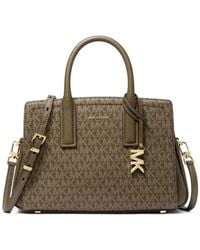 Michael Kors - Laila Small Signature Logo Satchel - Lyst