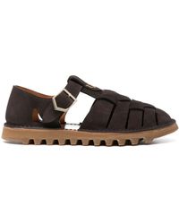 Canali - Suede Sandals - Lyst