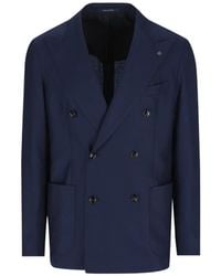 Tagliatore - Veste Croisée À Revers Pointus - Lyst