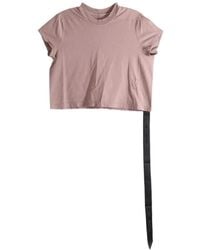 Rick Owens - Hanging-Strap Cropped T-Shirt - Lyst