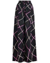 Essentiel Antwerp - Patterned Drawstring Trousers - Lyst