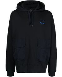 Paul Smith - Ps Happy Logo-Embroidered Hoodie - Lyst