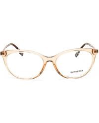 Burberry - Oval-Frame Glasses - Lyst