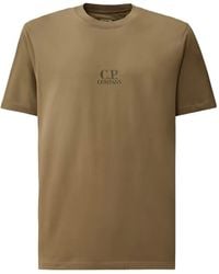 C.P. Company - Camiseta de algodón con logo estampado - Lyst