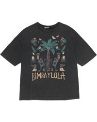 Bimba Y Lola - Faded Jungle Logo T-Shirt - Lyst