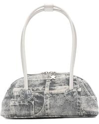 Marge Sherwood - Printed Suede Shoulder Bag - Lyst