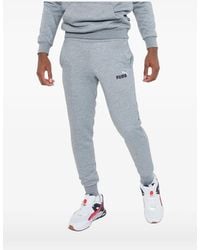 PUMA - Essential Logo-Embroidered Track Pants - Lyst