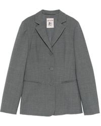 Semicouture - Herminia Button-Fastening Blazer - Lyst