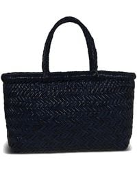 Dragon Diffusion - Mini Flat Gora Leather Tote Bag - Lyst
