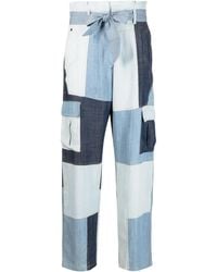 Mes Demoiselles - Pantalones vaqueros con cintura paperbag - Lyst