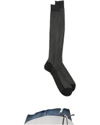 ANT45 - Menfi Long Pinstripe-Pattern Socks - Lyst