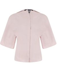 Jacquemus - Wide-Sleeve Concealed-Fastening Shirt - Lyst