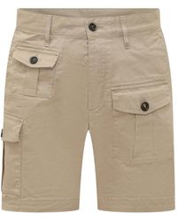 DSquared² - Cargo Shorts Met Knopen - Lyst