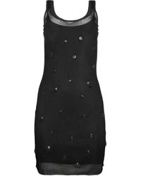 Alexander Wang - Minikleid Mit Kristallen - Lyst
