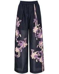 Biyan - Pantalon À Fleurs - Lyst