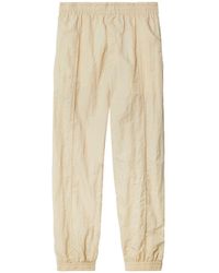 Burberry - Crinkled Wide-Leg Track Pants - Lyst