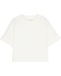 Closed - Organic Cotton Cropped T-shirt - Lyst