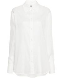 Totême - Long-sleeve Cotton Shirt - Lyst