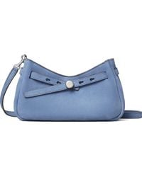 Tory Burch - Romy Nubuck Zip-Top Crossbody Bag - Lyst