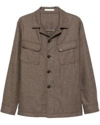 Tagliatore - Veste En Laine À Boutonnière - Lyst