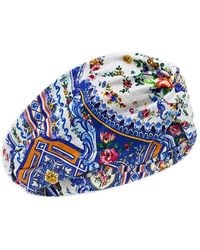 CAMILLA - Crystal-Embellished Printed Headband - Lyst