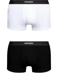 DSquared² - Twee Boxershorts Met Elastische Tailleband - Lyst