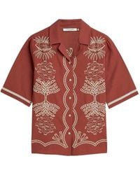 Scotch & Soda - Embroidered Short-Sleeve Shirt - Lyst