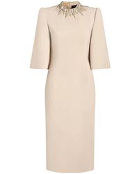 Jenny Packham - Bibi Crystal-Embellished Dress - Lyst