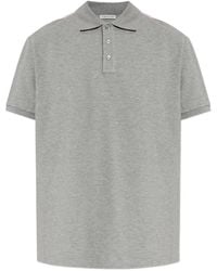 Moncler - Stripe-Detail Polo Shirt - Lyst