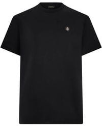 Billionaire - Round-Neck Logo-Patch T-Shirt - Lyst