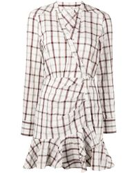 Veronica Beard - Sherry Check-pattern Dress - Lyst