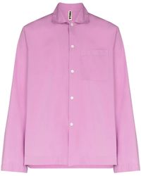 Tekla - Organic Cotton Pajama Shirt - Lyst