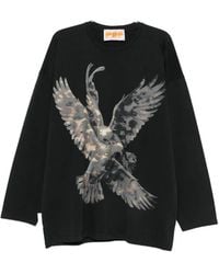 PDF - Graphic-Print Long-Sleeves Sweatshirt - Lyst