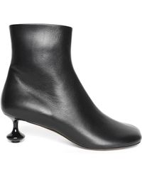Loewe - Toy Ankle Boots Aus Leder - Lyst