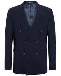 BOGGI - Double-Breasted Patch-Pocket Blazer - Lyst
