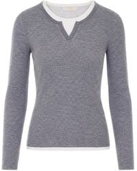 ELEH - Sequin-Embellished Layered-Effect T-Shirt - Lyst