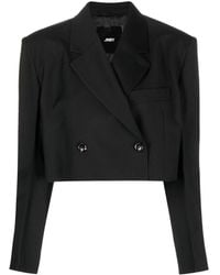 JNBY - Cropped.double-breasted Blazer - Lyst