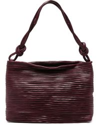 SOMMET - Sac Porté Épaule Plissé À Design Noué - Lyst