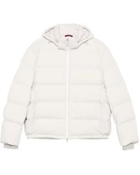 Brunello Cucinelli - Gefütterte Jacke mit Reißverschluss - Lyst