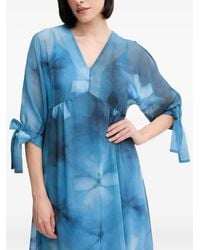 Sandro Ferrone - Vestido midi con estampado floral - Lyst