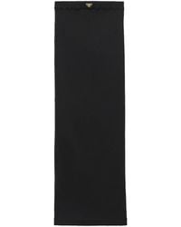 Prada - Fitted Skirt With Ribbed Texture And Comfort - Lyst