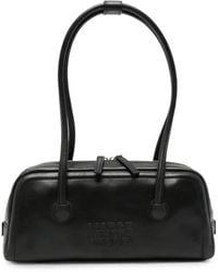 Marge Sherwood - Soft Boston Logo-Debossed Leather Shoulder Bag - Lyst